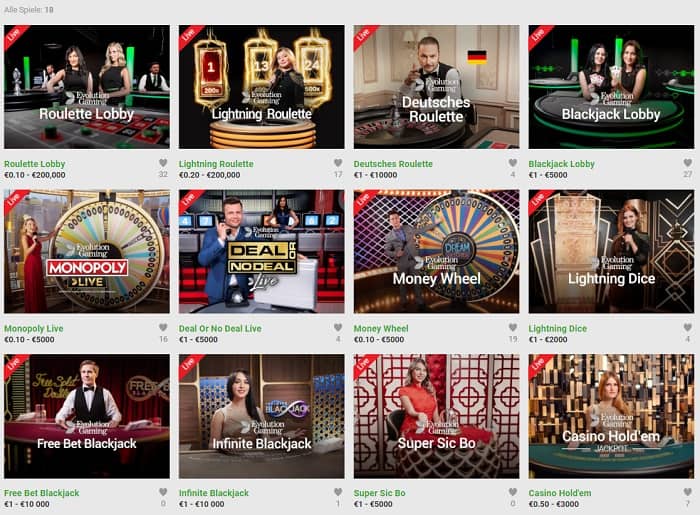 unibetcasino erfahrungen livecasino